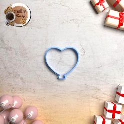 Polimer Kil Kalıbı - Kalp Balon Model #531