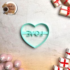 Polimer Kil Kalıbı - Kalp Love Model #549