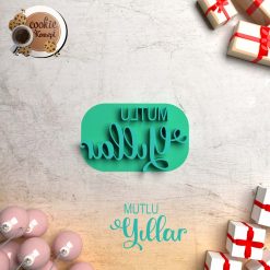 Polimer Kil Kalıbı - Mutlu Yıllar Damga #132