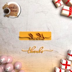 Polimer Kil Kalıbı - Thanks Damga #148