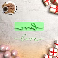 Polimer Kil Kalıbı - Love Damga #168
