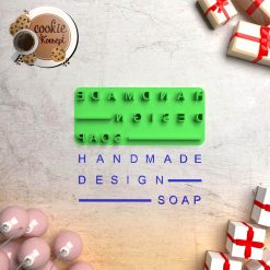 Polimer Kil Kalıbı - Handmade Design Soap Damga #182