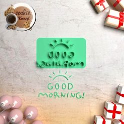 Polimer Kil Kalıbı - Good Morning Damga #188