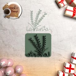 Polimer Kil Kalıbı - Lavanta Damga #255