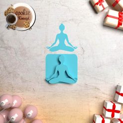 Polimer Kil Kalıbı - Yoga Namaste Damga #260