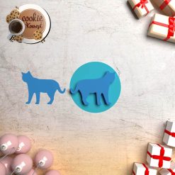 Polimer Kil Kalıbı - Kedi Damga #276