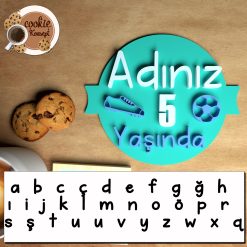 Kişiye Özel "Adınız X Yaşında" Doğum Günü Damgası | Futbol Temalı - Görsel 3