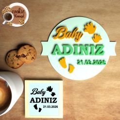 Bebek Adı ve Tarih Damga Kalıbı #1