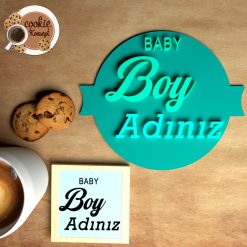 Kişiye Özel Baby Shower Damga Kalıbı - Baby Boy