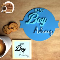 Kişiye Özel Baby Shower Damga Kalıbı - Baby Boy #2