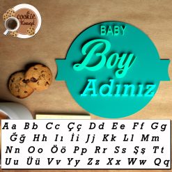 Alternative view of Kişiye Özel Baby Shower Damga Kalıbı - Baby Boy