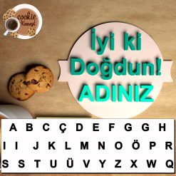 Alternative view of Kişiye Özel İsimli Doğum Günü Damga Kalıbı - İyi ki Doğdun #1