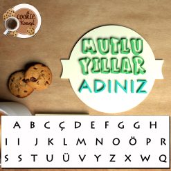 Alternative view of Kişiye Özel İsimli Doğum Günü Damga Kalıbı - Mutlu Yıllar #2