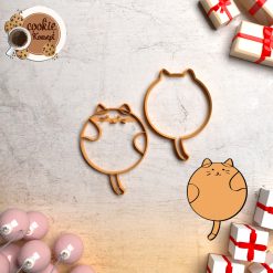 Polimer Kil Kalıbı - Kedi Model #626