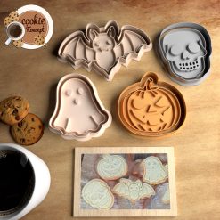 Halloween Konsept Kurabiye Kalıp Seti #5