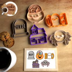 Halloween Konsept Kurabiye Kalıp Seti #2-1