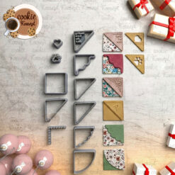Polimer Kil Kalıp Seti #64 - Kitap Köşe Ayracı