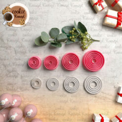 Alternative view of Polimer Kil Kalıp Seti #85 - Daireler
