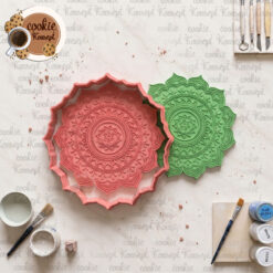 Mandala Süslemesi #1 Seramik Kalıbı Damga Çerçeve
